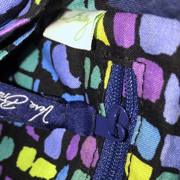 Vera Bradley blue floral fabric wallet wristlet - Picture 7 of 7